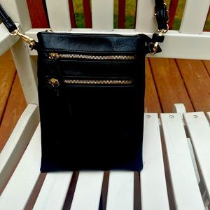 Faux Leather - Crossbody Bag
